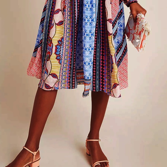 Anthropologie Bhanuni Jyoti Marcelina Midi Dress - Picture 8 of 8